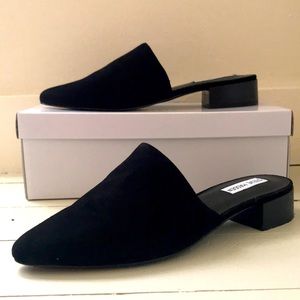 Black Suede Cairo Mule